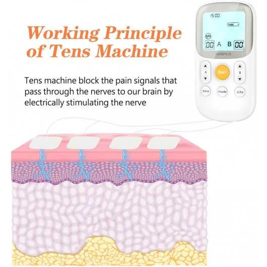 JUMPER Dual Channel TENS Machine: Pain Relief With 5 Massage Modes & Automatic Shutdown 3 JUMPER Dual Channel TENS Machine: Pain Relief With 5 Massage Modes & Automatic Shutdown - Image 3