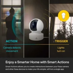 TP-Link Kasa Smart Home Security Camera: HD, Motion Detection, Two-Way Audio -Electronics Store kasa spot pan tilt the home camera 3