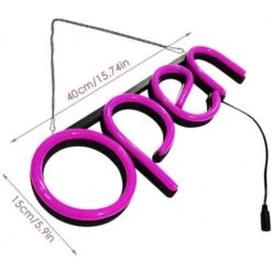 Dynamic LED Open Sign For Businesses: Energy-Efficient & Durable Light Display -Electronics Store kktect the illuminated sign open 2
