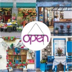 Dynamic LED Open Sign For Businesses: Energy-Efficient & Durable Light Display -Electronics Store kktect the illuminated sign open 4