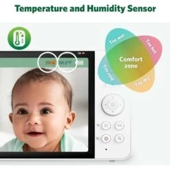 LeapFrog 7" HD Baby Monitor With 360° Camera, Color Night Vision, 8X Zoom, 2 Way Talk, Night Light, Temperature -Electronics Store leapfrog 7 hd baby monitor with 360° camera color night vision 8x zoom 2 way talk night light temperature 11
