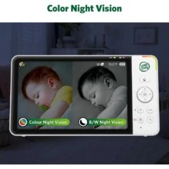 LeapFrog 7" HD Baby Monitor With 360° Camera, Color Night Vision, 8X Zoom, 2 Way Talk, Night Light, Temperature -Electronics Store leapfrog 7 hd baby monitor with 360° camera color night vision 8x zoom 2 way talk night light temperature 2