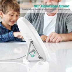 Adjustable Brightness Therapy Light: Boost Your Mood With Rotatable 10,000 Lux Lamp -Electronics Store light therapy lamp 4