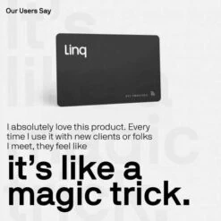 Revolutionize Your Networking With Linq Digital Business Card - Smart NFC And QR Technology For Instant Connections -Electronics Store linq digital business card classic white 3