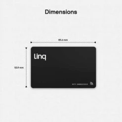 Revolutionize Your Networking With Linq Digital Business Card - Smart NFC And QR Technology For Instant Connections -Electronics Store linq digital business card classic white 5