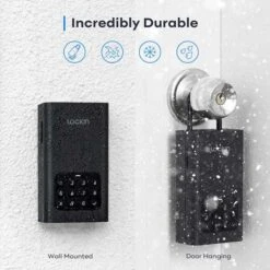 Lockin Wireless Smart Lockbox - Secure Outdoor Bluetooth Key Safe 12 Lockin Wireless Smart Lockbox - Secure Outdoor Bluetooth Key Safe -Electronics Store lockin lock box l1 wireless smart lockbox for house key outdoor wall mounted door hanging app control digital bluetooth key 4