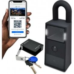 LTE Smart Key Lock Box: Outdoor, QR Access, Weatherproof, 3 Months LTE Data Included -Electronics Store lte smart key lock box outdoor qr access weatherproof 3 months lte data included 3