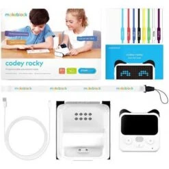 Makeblock Programmable Robot: STEM Learning Made Fun & Accessible -Electronics Store makeblock codey rocky the coding robot 1 3