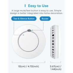 Meross Smart Smoke Alarm With Hub: Stay Safe With Real-Time Alerts -Electronics Store meross smart smoke alarm with hub stay safe with real time alerts 2