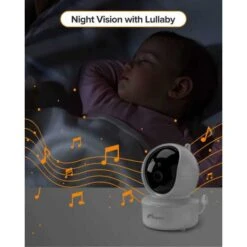 5" Video Baby Monitor - Pan-Tilt-Zoom, Night Vision, Temp Display, Two-Way Audio, 960ft Range -Electronics Store moniteur bebe moniteur video grand ecran 5 avec telecommande pan tilt zoom vision nocturne infrarouge affichage de la 3