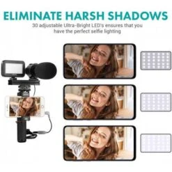 Elevate Your Vlogs: Movo Smartphone Stereo Mic With Wireless Remote -Electronics Store movo v7 the complete kit for vlogger 4