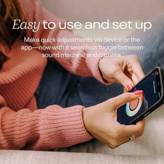 Nanit Smart Sound & Night Light Machine: Baby's Sleep Aid With Cry Detection 4 Nanit Smart Sound & Night Light Machine: Baby's Sleep Aid With Cry Detection - Image 4