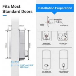 Smart Security Deadbolt: Nyboer Touchscreen Lock With Fingerprint And Bluetooth Access 10 Smart Security Deadbolt: Nyboer Touchscreen Lock With Fingerprint And Bluetooth Access -Electronics Store nyboer t11b the 5 in 1 lock 1 3