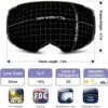 OhO 4K Camera Ski Goggles: Anti-Fog, UV400, WiFi Live Streaming