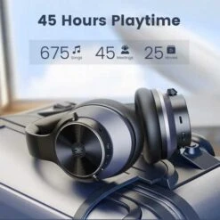 OneOdio Hybrid ANC Headphones - Hi-Res Audio, 62H Battery, Wireless/Wired, Transparency Mode -Electronics Store oneodio a10 hybrid active noise cancelling headphones bluetooth 4