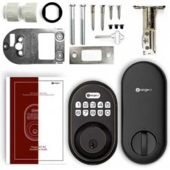 OrangeIOT Keyless Deadbolt: Secure Electronic Lock With Keypad For Easy Access 14 OrangeIOT Keyless Deadbolt: Secure Electronic Lock With Keypad For Easy Access -Electronics Store orangeiot keyless entry deadbolt lock electronic keypad door lock auto lock 1 touch locking 20 user codes easy to install 6