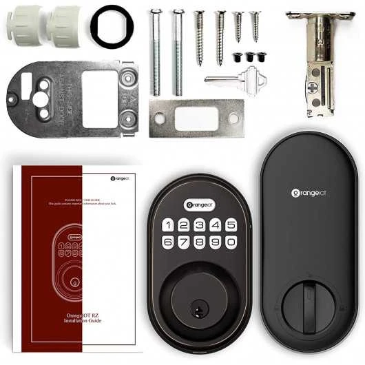 OrangeIOT Keyless Deadbolt: Secure Electronic Lock With Keypad For Easy Access 7 OrangeIOT Keyless Deadbolt: Secure Electronic Lock With Keypad For Easy Access - Image 7