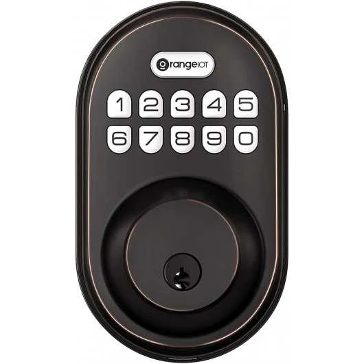OrangeIOT Keyless Deadbolt: Secure Electronic Lock With Keypad For Easy Access 1 OrangeIOT Keyless Deadbolt: Secure Electronic Lock With Keypad For Easy Access