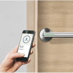 Enhanced Security With ORNO ZS-850 Smart Door Lock - Bluetooth, PIN Access & App Control -Electronics Store orno or zs 850 the connected wrist for indoor 4