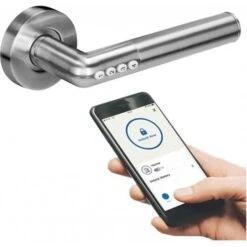 Enhanced Security With ORNO ZS-850 Smart Door Lock - Bluetooth, PIN Access & App Control -Electronics Store orno or zs 850 the connected wrist for indoor 6