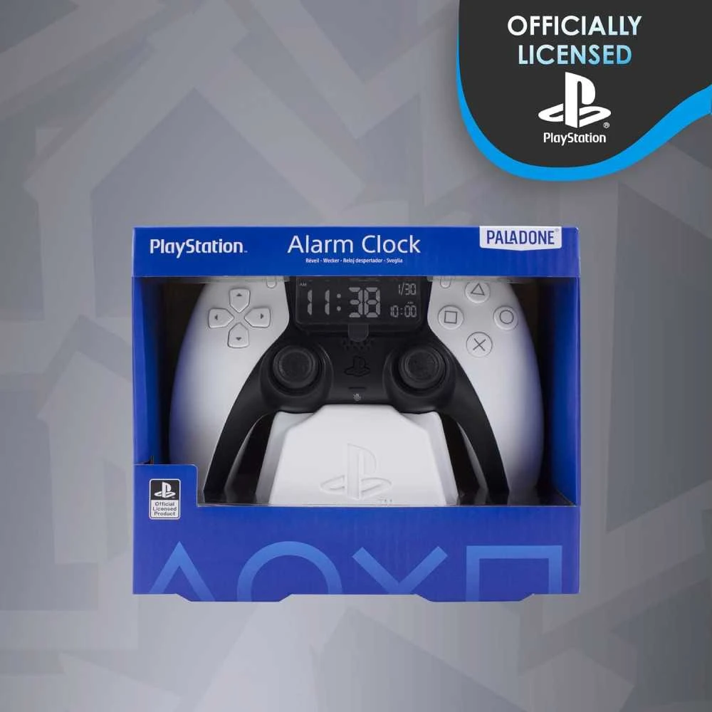 Paladone PlayStation Controller Alarm Clock: Stylish, Fun, And Perfect For Gamers! 2 Paladone PlayStation Controller Alarm Clock: Stylish, Fun, And Perfect For Gamers! - Image 2