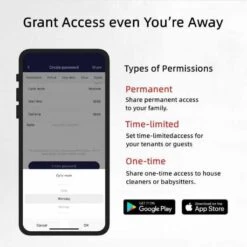 Populife Smart Key Lockbox: Bluetooth-enabled, Outdoor Safe, Wall-mounted, IP66 Waterproof -Electronics Store populife smart key lockbox bluetooth enabled outdoor safe wall mounted ip66 waterproof 3