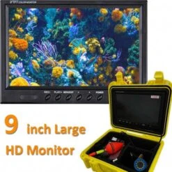 Portable Underwater Fishing Camera With 9'' HD LCD Monitor, Infrared Lights -Electronics Store portable underwater fishing camera video fish finder with 9 hd lcd monitor 1200tvl camera for ice lake boat fishing 24pcs 3