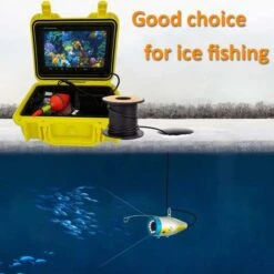 Portable Underwater Fishing Camera With 9'' HD LCD Monitor, Infrared Lights -Electronics Store portable underwater fishing camera video fish finder with 9 hd lcd monitor 1200tvl camera for ice lake boat fishing 24pcs 6