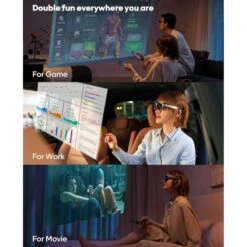 Experience Comfort And Privacy With AR Smart Glasses – Anti-Blue Light, Privacy Protection, And Optional Frames -Electronics Store portable wireless bluetooth speaker with deep bass 360° sound waterproof and long battery life 6