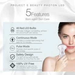 Revitalize Your Skin: Project Beauty LED Light Therapy For Youthful Radiance -Electronics Store project e pe011 the anti wrinkle red light 1 3