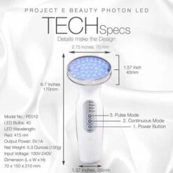 Clear Skin LED Therapy: Say Goodbye To Acne & Blemishes -Electronics Store project e pe012 the anti acne blue light 1 8
