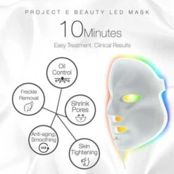 Transform Your Skin: 7-Color LED Photon Mask By Project E Beauty -Electronics Store project e pe021 a mask for skin rejuvenation 1 5