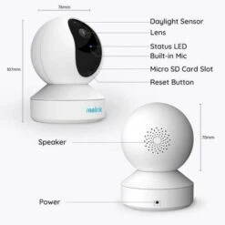 Reolink Smart Security Camera: 24/7 Protection & Advanced Features -Electronics Store reolink e1 pro the pack of 2 cameras 1 6