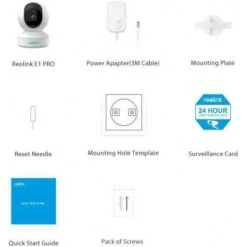 Reolink Smart Security Camera: 24/7 Protection & Advanced Features -Electronics Store reolink e1 pro the pack of 2 cameras 1 7