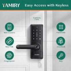 Revolutionary 2-in-1 Video Doorbell Smart Lock With Keypad -Electronics Store revolutionary 2 in 1 video doorbell smart lock with keypad 2