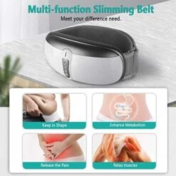 Wireless Slimming Belt: Vibrating Massager With Heat For Body Sculpting -Electronics Store rilassa the slimming belt 1 2