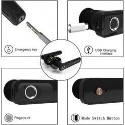 Upgrade Your Home Security With The Rulart Biometric Fingerprint Door Lock – Easy Installation, Keyless Access -Electronics Store rulart fm01 a biometric front door 1 5