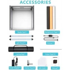 SAMTIAN Portable Photo Studio: Professional Lighting Made Easy -Electronics Store samtian the portable photography studio 1 8