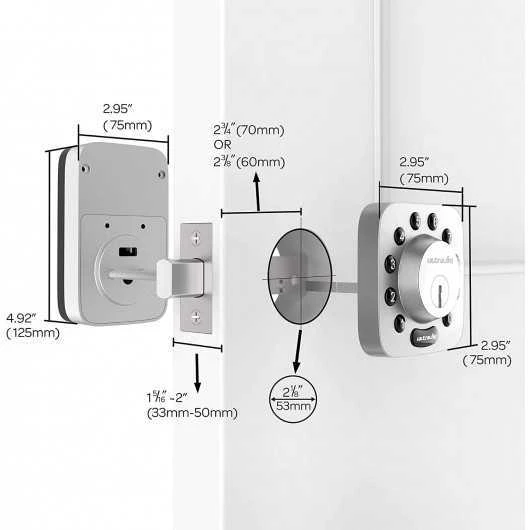 Ultraloq U-Bolt: Smart Lock With Bluetooth & Keyless Entry 2 Ultraloq U-Bolt: Smart Lock With Bluetooth & Keyless Entry - Image 2