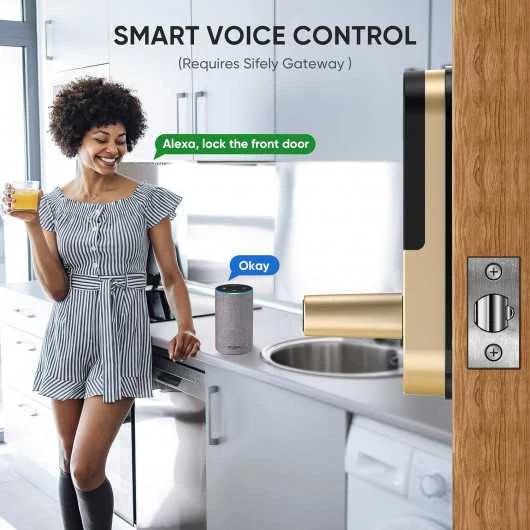 Sifely Keyless Fingerprint Smart Door Lock – 6 Unlock Options, Biometric Handle, Remote Access, Easy Install 11 Sifely Keyless Fingerprint Smart Door Lock – 6 Unlock Options, Biometric Handle, Remote Access, Easy Install - Image 11