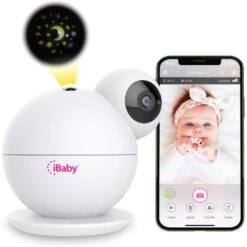 Smart Baby Monitor With 2K Video, 355° Pan, Cry Alerts, 2 Way Talk, Moonlight Projector, Temperature & Humidity Alerts -Electronics Store smart baby monitor with 2k video 355° pan cry alerts 2 way talk moonlight projector temperature humidity alerts 7