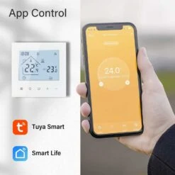 Smart Beok WiFi Thermostat: Programmable Wall Controller For Gas Boilers, Alexa-Compatible, LCD Display, Easy Install -Electronics Store smart beok wifi thermostat programmable wall controller for gas boilers alexa compatible lcd display easy install 2