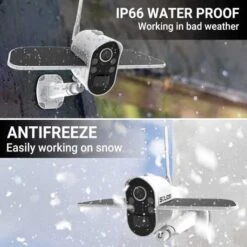 Soliom S100 Solar-Powered Wireless Outdoor Security Camera With Motion Detection, Night Vision -Electronics Store soliom s100 solar outdoor security camera 1 3