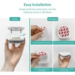 Spreadtron Smart Wi-Fi Smoke Alarm: 10-Year Sensor & Real-Time Alerts For Ultimate Home Safety -Electronics Store spreadtron smart wi fi smoke alarm 10 year sensor real time alerts for ultimate home safety 10