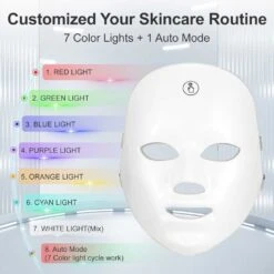 SUERBEATY Wireless Red Light Therapy Mask: 7 Colors For Radiant Skin At Home -Electronics Store suerbeaty wireless red light therapy mask 7 colors for radiant skin at home 3