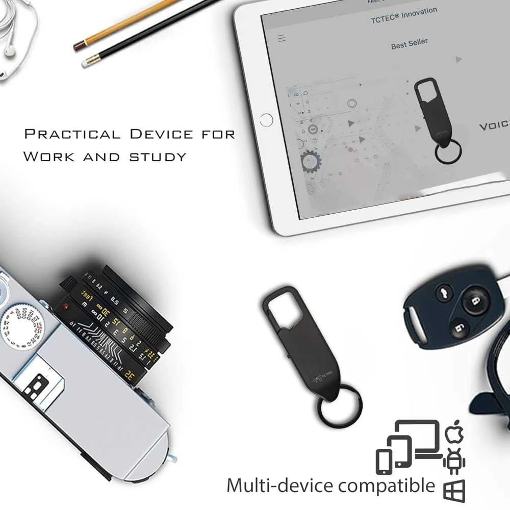 TCTEC 128GB Voice Recorder - Voice Activated, USB-C, 1500H Capacity 2 TCTEC 128GB Voice Recorder - Voice Activated, USB-C, 1500H Capacity - Image 2