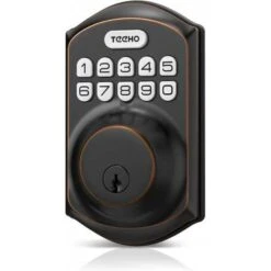 TEEHO TE001 Keyless Entry Door Lock With Keypad - Smart Deadbolt For Easy, Secure Access With Auto-Lock And Weatherproofing 34 TEEHO TE001 Keyless Entry Door Lock With Keypad - Smart Deadbolt For Easy, Secure Access With Auto-Lock And Weatherproofing -Electronics Store teeho te001 keyless entry door lock with keypad smart deadbolt lock for front door with 2 keys auto lock easy installation 14
