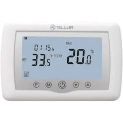 Stylish Touchscreen Smart Thermostat - Easy HVAC Control -Electronics Store tellur wifi thermostat the kit to control your thermostat 1 5