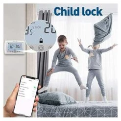 Stylish Touchscreen Smart Thermostat - Easy HVAC Control -Electronics Store tellur wifi thermostat the kit to control your thermostat 1 6