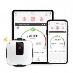 Stay Alert With TempCube: The Ultimate Temperature & Humidity Monitor -Electronics Store tempcube one sensor connected 1 4